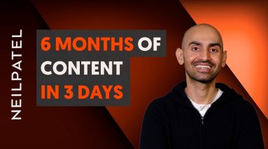 Generate 6 Months' Worth of Content in 3 Days (Content Strategy 2022) 10 Generate 6 Months' Worth of Content in 3 Days (Content Strategy 2022)